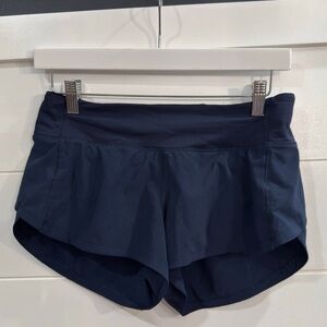 lululemon athletica Navy High-Rise Run Shorts
